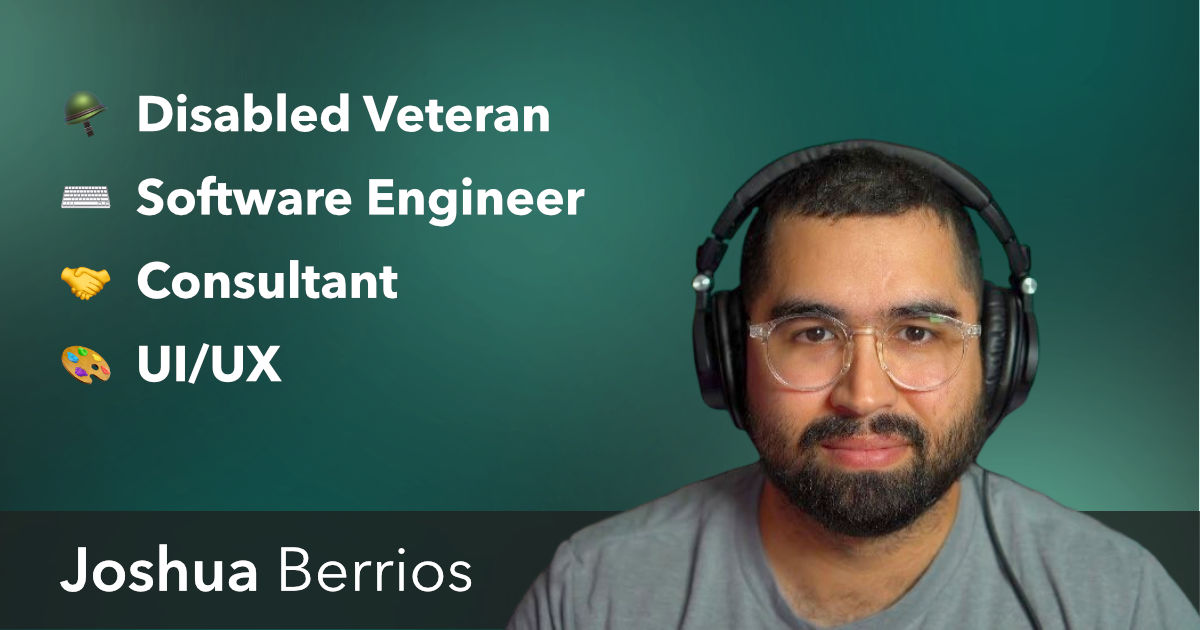 Joshua Berrios - Software Engineer + Consultant + UI/UX